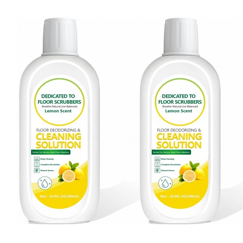Bottle lemon scent floor - lemon,